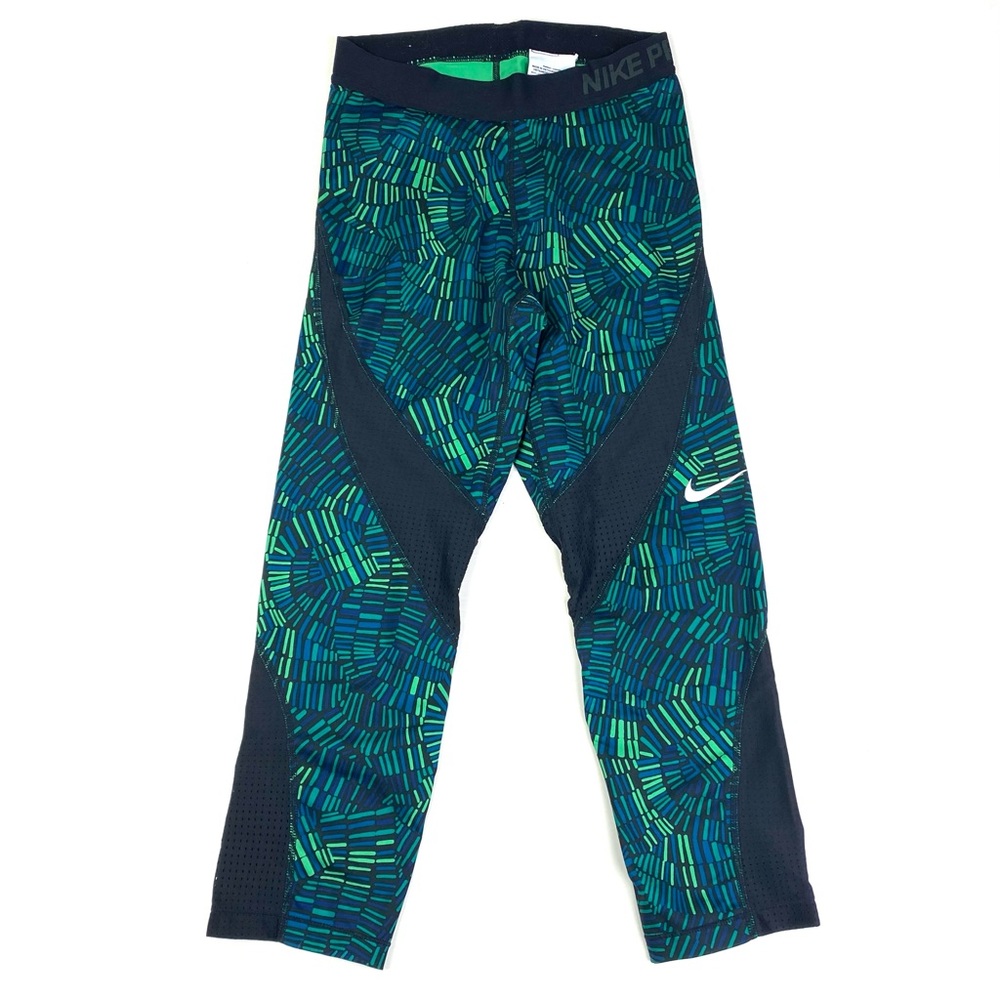 Nike pro Womens leggings abstract sz small training